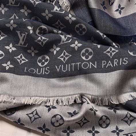 how to wear lv monogram shawl|Louis Vuitton Monogram Denim Shawl .